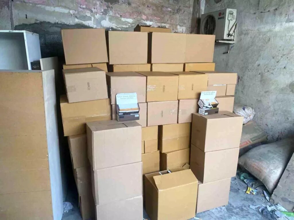 Adana’da 2,8 Milyon Gümrük Kaçağı Makaron Ele Geçirildi