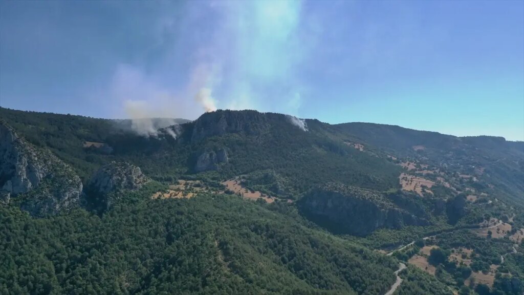 Durağan’daki Orman Yangınına Müdahele Sürüyor