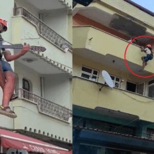 halatin uzerinde gitar calip sarki soyledi Mx3F174I