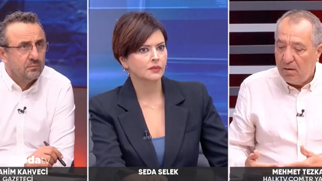 Depreme canlı yayında yakalandılar