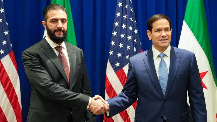 suriye cumhurbaskani sara abd disisleri bakani rubio ile new yorkta gorustu 2afUgLqM