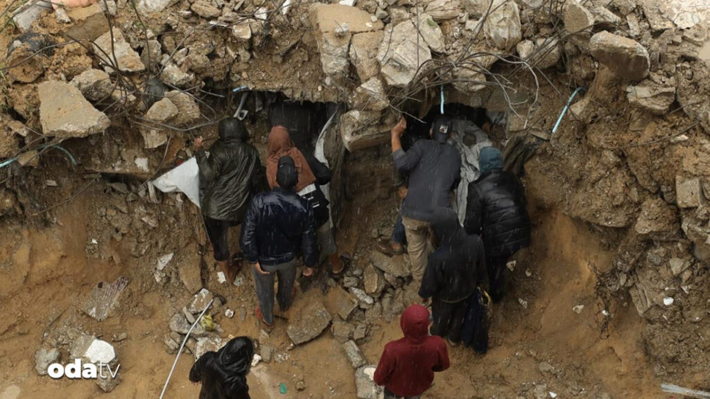 Gazze’yi fırtına vurdu