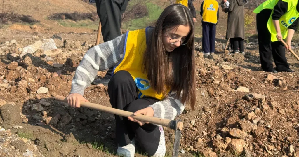 Gürsu’da yanan ormanlar yeniden yeşeriyor… 15 bin fidan toprakla buluştu