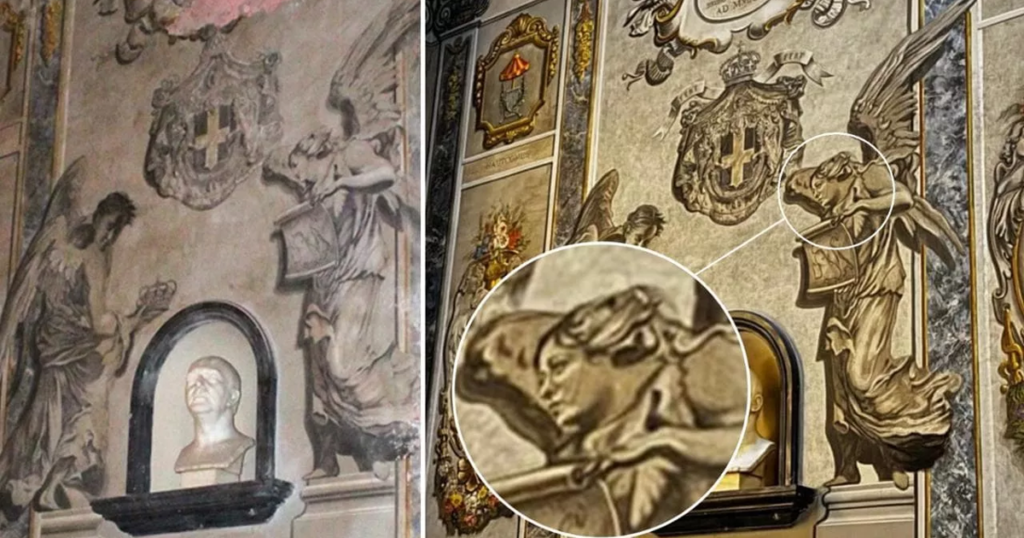 Roma’da restorasyon tartışması. Melek figürü restorasyondan sonra Meloni’ye benzetildi